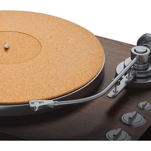 12-Inch Cork Record Pad Vinyl Record Player Pad Cork Pad Gramophone Record Shock-absorbing Pad Reduce Noise Anti-static