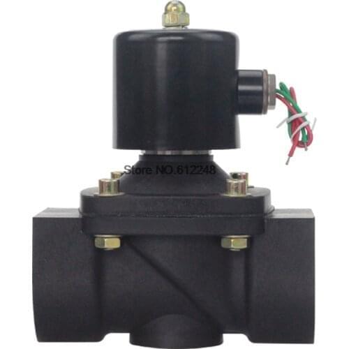 2W DN15 DN20 DN25 DN32 Plastic Solenoid valve water valve N/C Air Oil gas 2W-320-32 12V 24V 220V electromagnetic valve