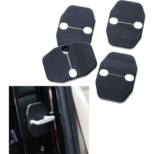 4x Auto Protective Door Lock Safety Cover Trim Anti-rust Protector Car Covers For Jeep Grand Cherokee 2011-2016 Car Accessories