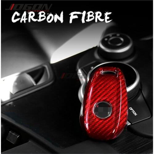 Car Accessories Carbon fiber For Alfa Romeo Car Key Case Cover Shell Bag Giulietta Spider GT Giulia Stelvio Mito 147 156 159