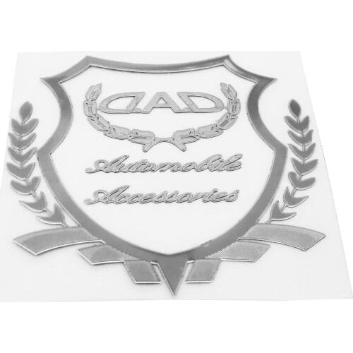 Car Exterior Accessories Cheap Stickers Decal DAD Logo for Renault Clio Chevrolet Cruze Opel Honda Volkswagen Golf Skoda Octavia