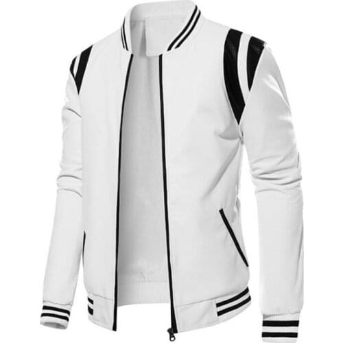 Fleece Lined Biker Jackets Winter Warm Motorcycle Coat 2021 New Fashion PU Leather jacket Baseball uniform