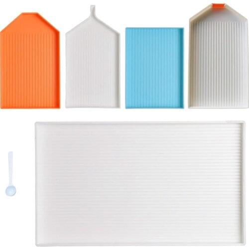 5 Pcs Large Diamond Painting Tray Organizer Only,Plastic Trays for Beads,Diamond Art Accessories, Rhinestone Dot Tools