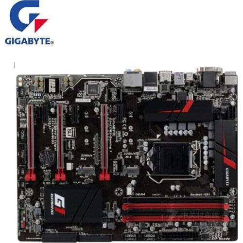 For Gigabyte GA-Z170X-GAMING 3 Z170X-GAMING 3 Motherboard LGA 1151 For Intel Z170 Used Desktop Mainboard M.2 nvme PCI-E X16