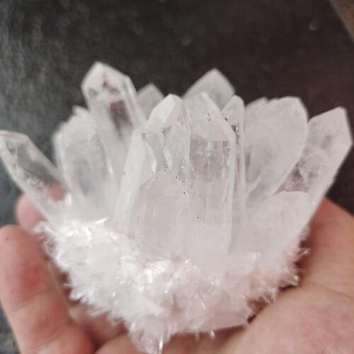 Natural Crystal Cluster Raw Quartz White Reiki Healing Stones Crystal Point Specimen Home Decoration Raw Crystals Minerales