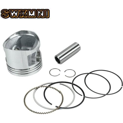 Lifan140cc Motorcycle 55mm Piston 15mm Pin Piston Set For Lifan 140 1P55FMJ LF140 Horizontal Engines Dirt Pit Bike Parts