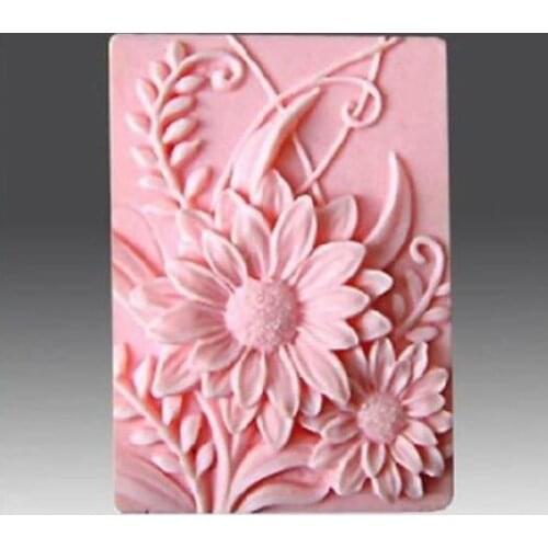 Creative DIY Sugar Craft Cake Plant Folwer Silicone Molds Fondant Molds Handmade Soap Mold Cake Decorating Tools Kitchen Gadgets