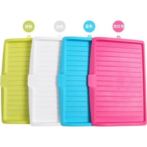 Kitchen Tools Drainer Rack Silicone Dish Drainer Tray Large Sink Drying Rack Worktop Organizer Drying Rack For Dishes Tableware