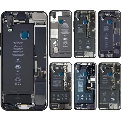 Motherboard Circuit board Cover For Vivo V20 SE Y11 2019 Y1S Y12 Y17 Y30 Y50 Y81 Y91C V11 Y20 i V17 Neo Phone Case