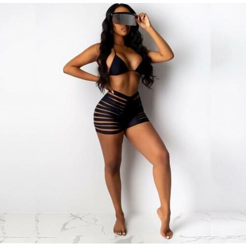 2020 New Fashion Women Summer Sexy Bikini Set Bandage Swimsuits Swimwear Bathing Suits Beachwear