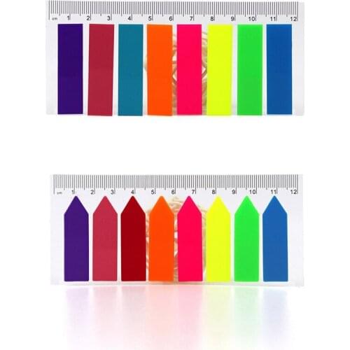NEW StationeryIndex Self Adhesive Memo Pad Sticky Notes Bookmark Point It Marker Memo Sticker Paper Office School Supplies
