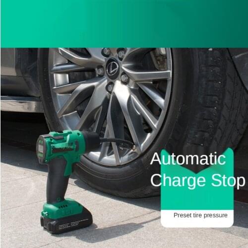 High-pressure Handheld Smart Air Pump, Car Tire Inflator, LED Wireless Portable Automatic Air Gun, Fast Inflator, Motorcycle