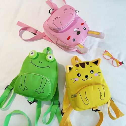 Toddler boy Backpack Korean Style Childrens Backpack Cute Cartoon Small Backpack Boys and Girls Toddler Student Schoolbag