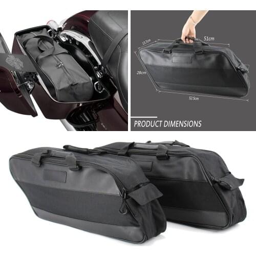 Motorcycle Saddlebag Waterproof Liners Luggage Travel Pak For Harley Touring Road King Electra Glide Street Road Glide 1994-2020