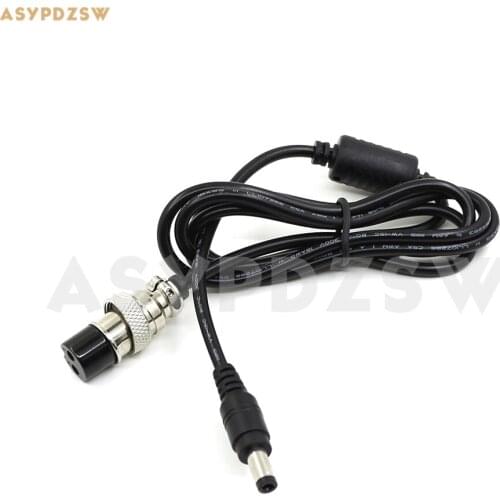 1.2M Air plug GX16 to DC plug 5.5*2.5(Compatible 2.1) Linear power supply cable 3A Power supply cable