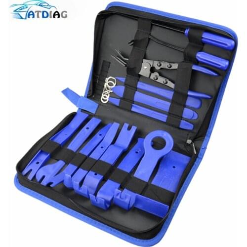 19pcs/lot Car Disassembly Interior Kit Audio Removal Trim Panel Dashboard Car DVD Player Auto Removal Hand Tool