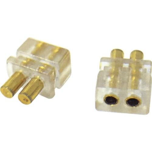 2PCS IEM In-ear Monitor Female Socket Jack 0.78 mm Earphone Pins Plug Cable Connector