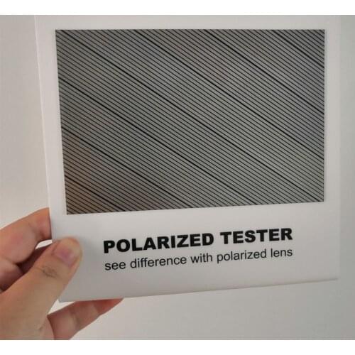 2pieces/lot Polarized Lens Test Card for Testing Polarizing sunglasses Polaroid Test Card eyewear sun Glasses accessories