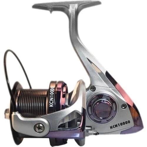 2021 Top 8000/10000/12000 Metal Fishing Reel Long-range Throwing Fishing Rod Fish Spinning Wheel Anti-sea Water Fishes Wheels