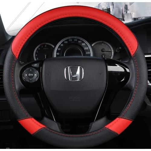Car Steering Wheel Cover PU Leather for HONDA CIVIC 2004 2006 2007 2008 2009 2012 2013 2014 Auto Accessories