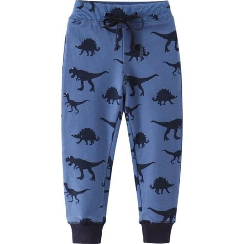 Funnygame Kids Long Pants with Monsters Printed Autumn Spring Boys Girls Sweatpants Hot Selling Children Long Pants Baby Clothes