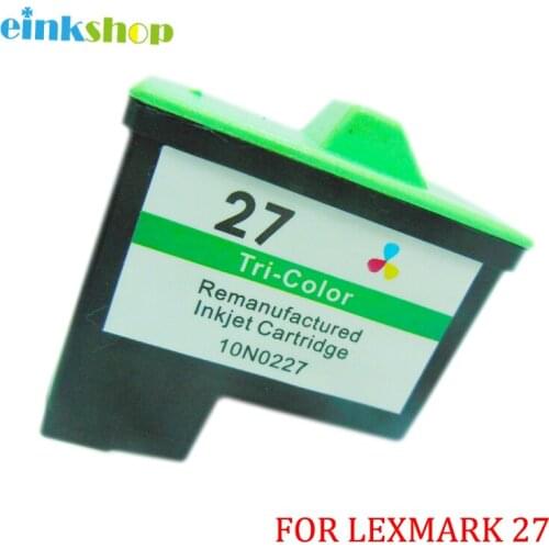 Einkshop For Lexmark 27 Ink Cartridge For Lexmark Z605 X75 X1150 Z513 Z515 Z615 X1185 X1140 X1110 X1155 Z13 Z23 Z25 Z33 Z35