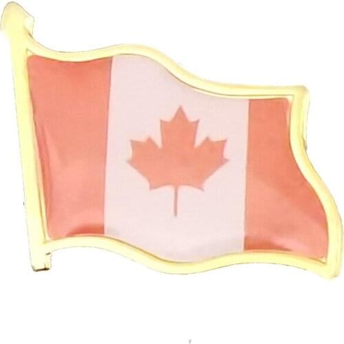 Canada Flag Enamel Pin Coat Brooch Badge Lapel Brooch Pins Backpack Hat Decoration Can Be Used For Collection And Decoration