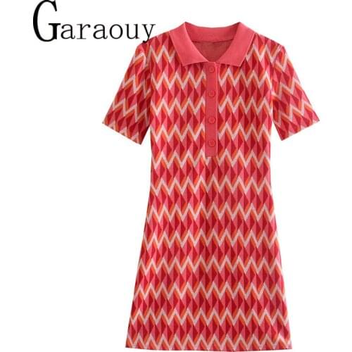 Модные трикотажные платья Garaouy China At AliExpress