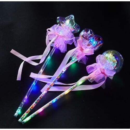 Led light up toys fairy stick starry flash bobo ball gift children Halloween luminous glow toys
