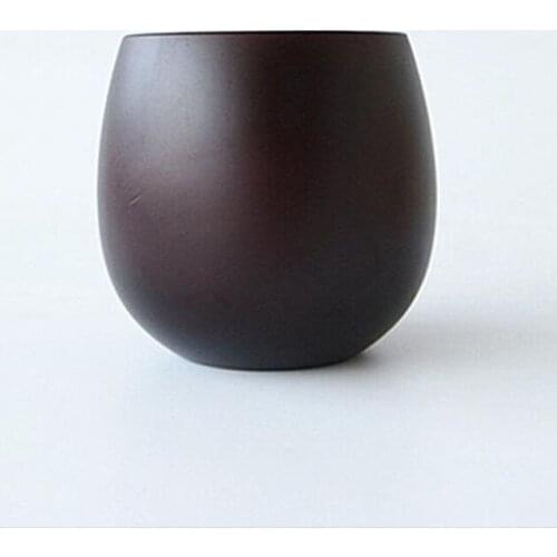 50pcs Japanese Creative Natural Wood Coffee Cup Belly Mug Water Beautiful Mug Beer Simple Home Wood Cup Gift ZA5168