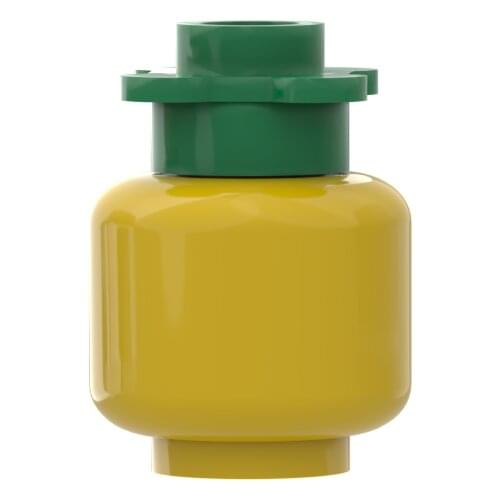 [MOC Hub] 20PCS Pineapple Building Blocks Compatible Major Brand Kids Toys 3626&33291 Early Learning Education Gifts