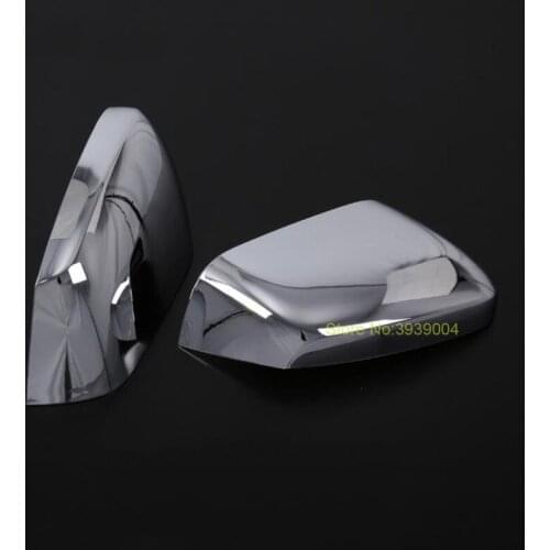 For KIA Sportage R 2018 2PCS ABS Chrome Car Side Door Rearview Mirror Cover Trim Moldings Car Styling Accessories Free Shipping