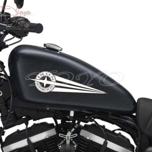 Motorcycle Decal Fairing Stickers Fuel Tank Decals Vinyl Sticker For Harley Sportster XL883N IRON