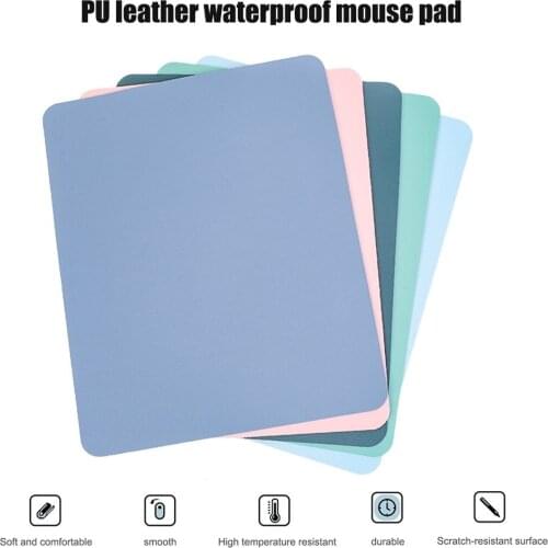 Não-deslizamento impermeável raspadinha do rato do desktop do plutônio simples e colorido para a almofada do rato do computador