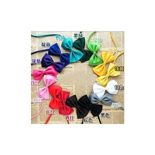 Wholesale 2000 piece Adjustable Dog Cat bow tie neck tie pet dog bow tie puppy bows pet bow tie different colors supply