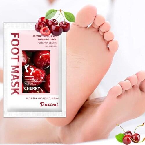 Exfoliating Foot Peel Masks Socks for Pedicure Scrub Exfoliation Foot Mask Dead Skin Remove Heels Calluses Whitening Feet Mask