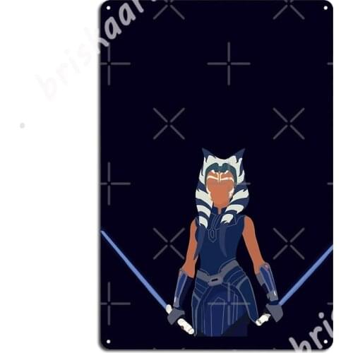 Ashoka Tano - The Clone Wars Metal Signs Kitchen Plaques Wall pub Custom Tin sign Posters