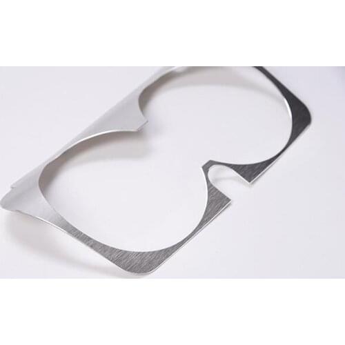 Fit For Mercedes Benz Class E C GLC 2016 New Car Interior Console Water Cup Holder Cover Trim Frame Styling Sticker