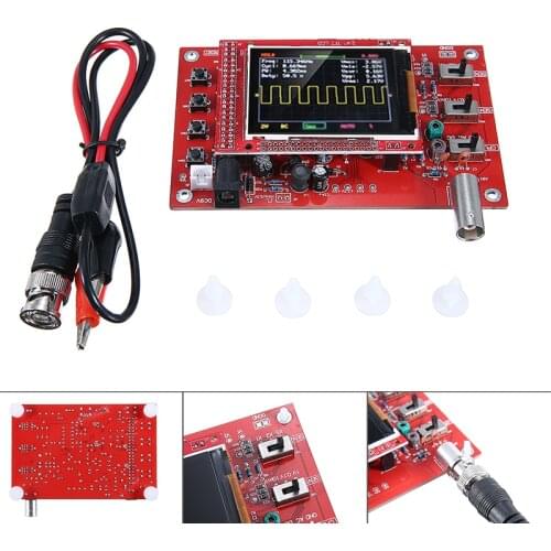 Fully Welded Assembled DSO138 2.4" TFT Digital Oscilloscope (1Msps) + Probe B1 Test Parts And Accessories