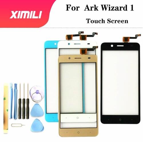 100% Tested New 5.0''Touch Screen For Ark Wizard 1 Digitizer Touch Panel Glass Sensor Free Tools+Adhesive