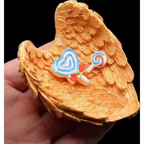 Two Sizes Of Angel Wing Molds Silicone Concrete Fragrance Plaster Plaster Feather Molds Wing Clay Cement Molds Home Decor