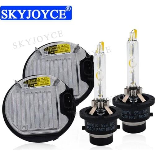 SKYJOYCE 12V 55W D2S D4S HID Auto Kit Fast Bright 55W 5500K D2S D4S HID Bulb D2S D4S HID Ballast 85967-45010 Original replace