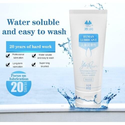 YaRun Adult Sexual Lubricants,Water-soluble Body Lubricant Sexual Products Anal Massage Drawing Lubricants Smooth