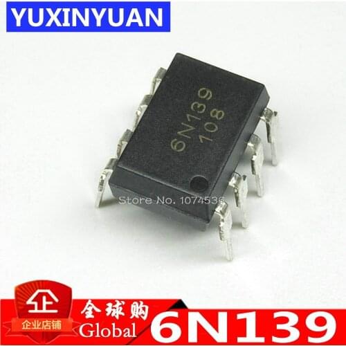 6n139 EL6N139 light coupling into DIP8 optoisolator photoelectric coupling 10PCS/LOT