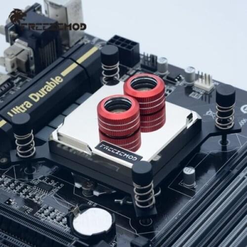 FREEZEMOD Intel CPU PC Water Cooler Block Full Matel Brass Base Plate Jet Channel High Quality For 1151/115X/2011 . INTEL-JB6T