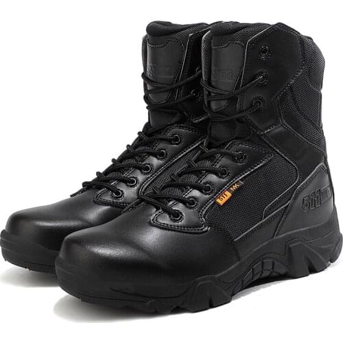 High Quality Military Leather Combat Boots for Men Desert Infantry Tactical Boots Army Boots Army Shoes Waterproof Snow Boots