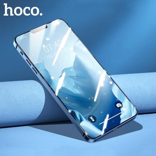 HOCO Screen Protector Full Cover Glass for iPhone 12 mini 12 pro Protective Tempered Glass Film for iPhone 7 8 X XR 11Pro Max