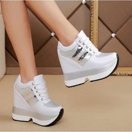 Students Korean version of the spring and autumn wild Harajuku womens shoes fashion increased breathable casual shoes hot