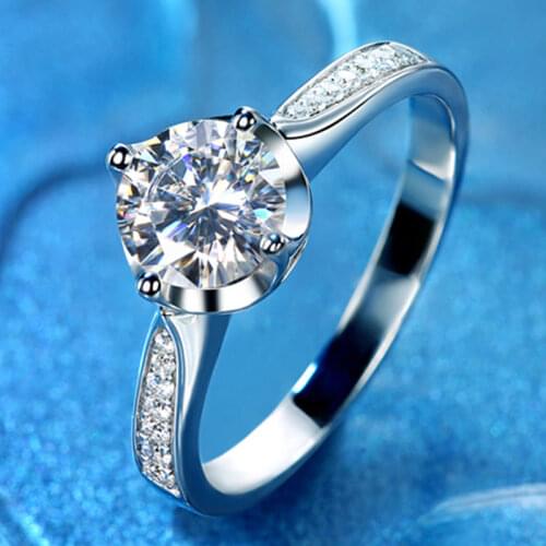 Unique New Real S925 Sterling Silver Rings for Women Luxury Jewelry Diamond Engagement Wedding Exquisite Elegance Dazzling Fine