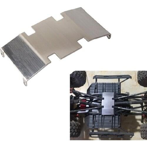1/10 RC car SCX10 II 90046 90047 Stainless Steel Chassis Armored Protection Base Shield Tracked 90059 90060 Parts